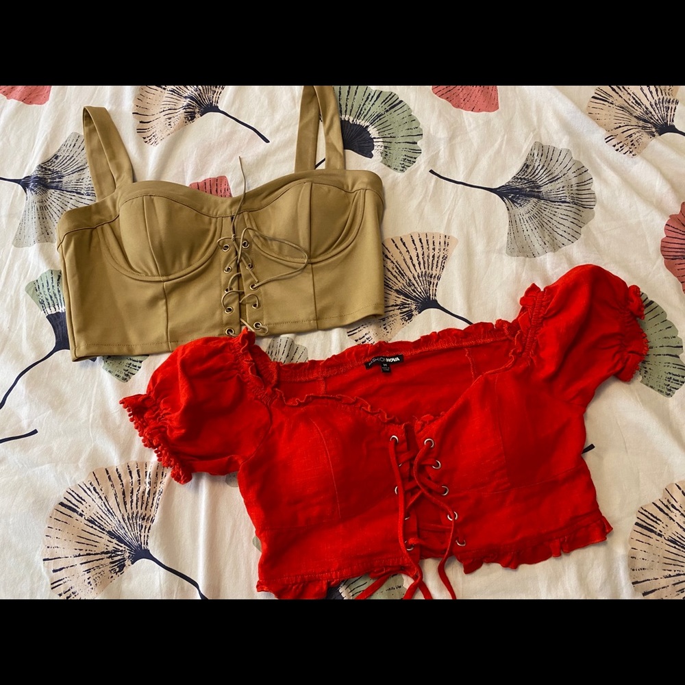 Crop top set